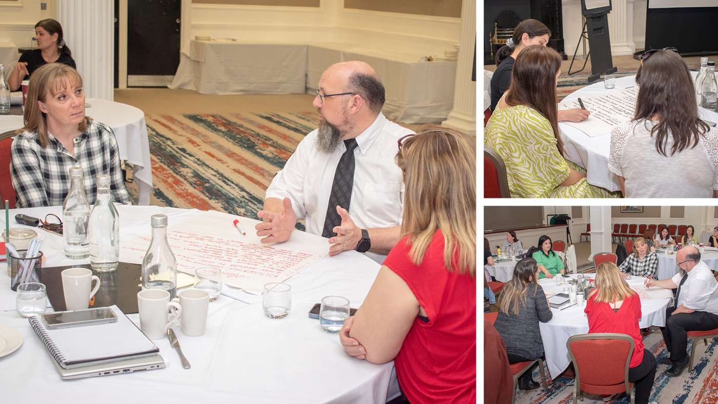 Diwrnod cwrdd i ffwrdd staff Cartrefi Cymunedol Cymru yn cynllunio