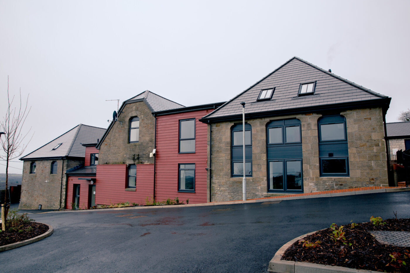 An image of the school retrofit.