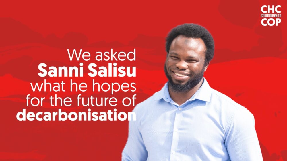 Sanni Salisu on his hopes for future of decarbonisation