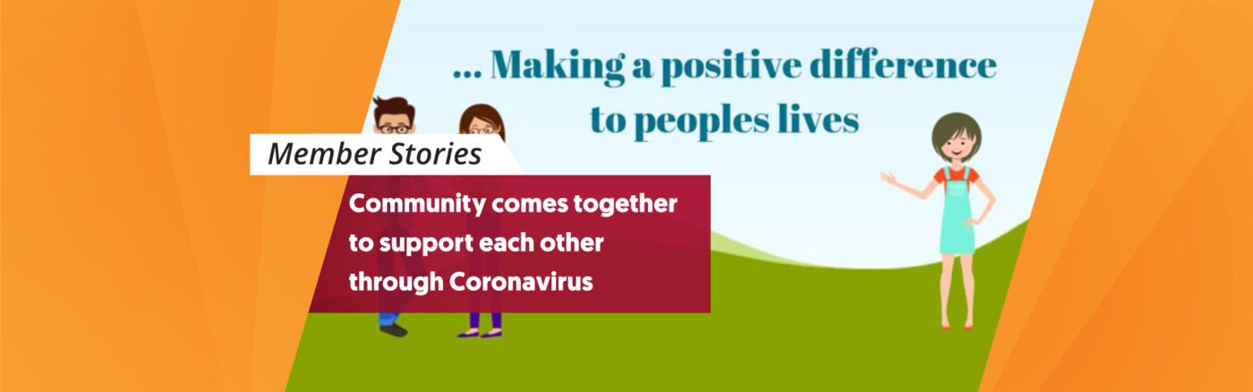 Community coming together to support each other through Coronavirus