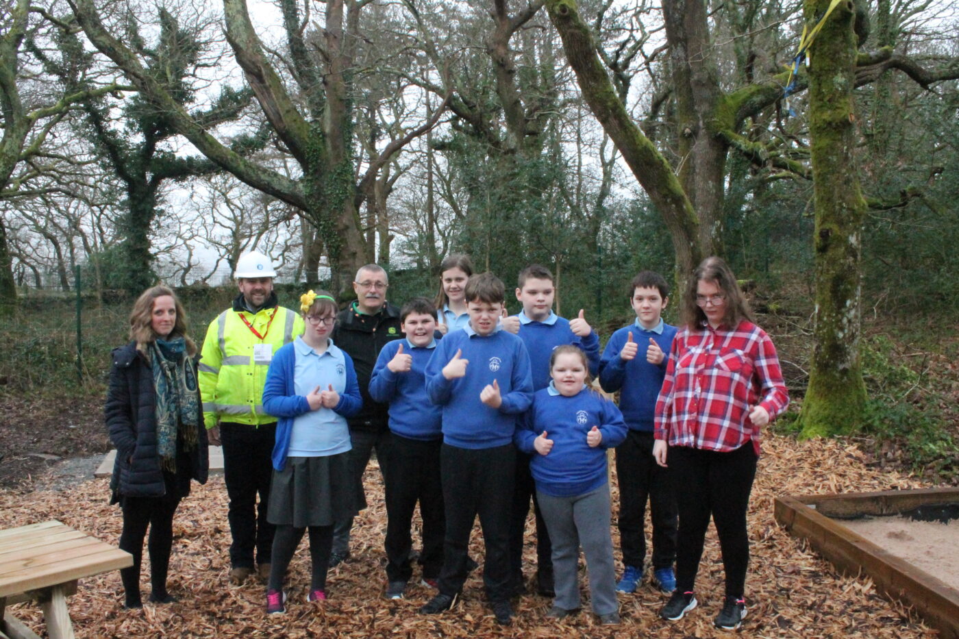 A new play area for Gwynedd school