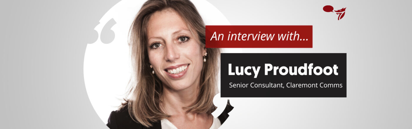 An interview with . . . Lucy Proudfoot