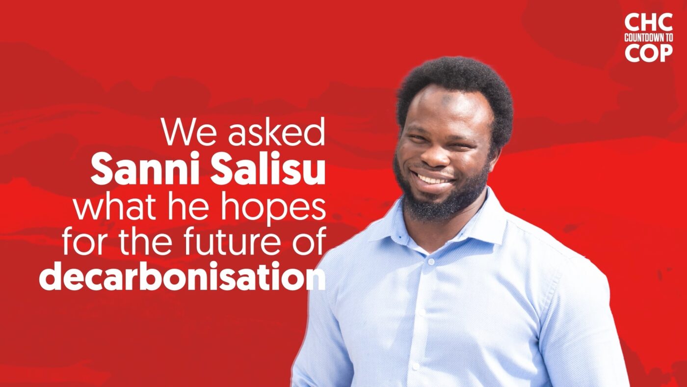 Sanni Salisu on his hopes for future of decarbonisation