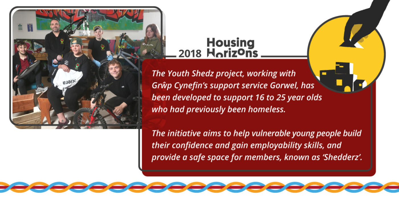 Youth Shedz supporting young people in North Wales