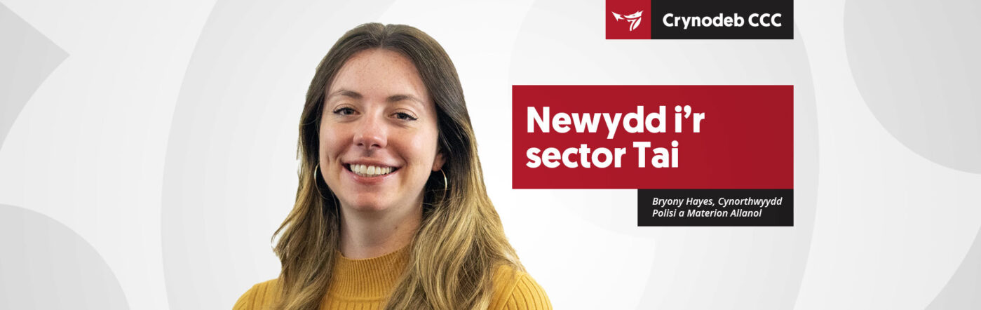 Newydd i'r sector tai