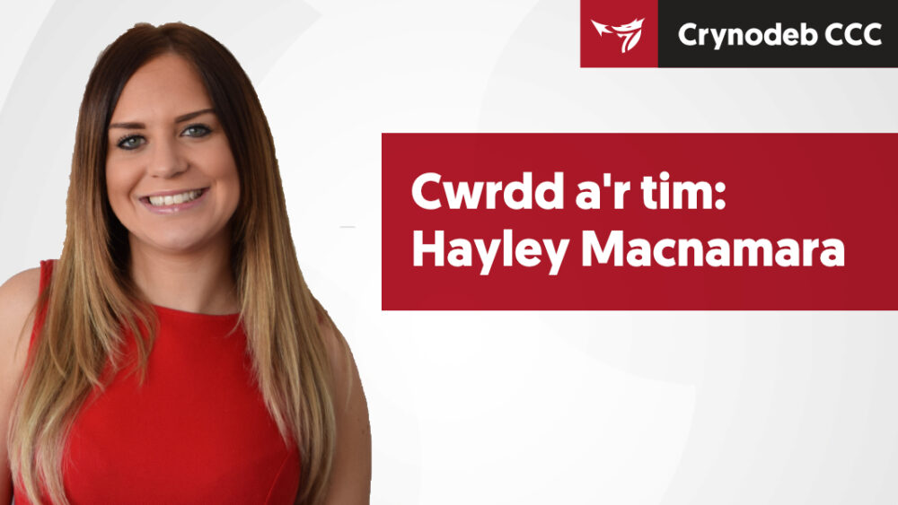 Cwrdd a'r tim: Hayley Macnamara
