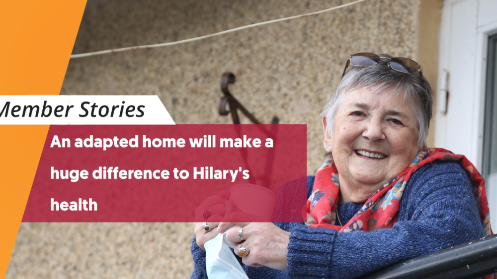An adapted home will make a huge difference to Hilary's health