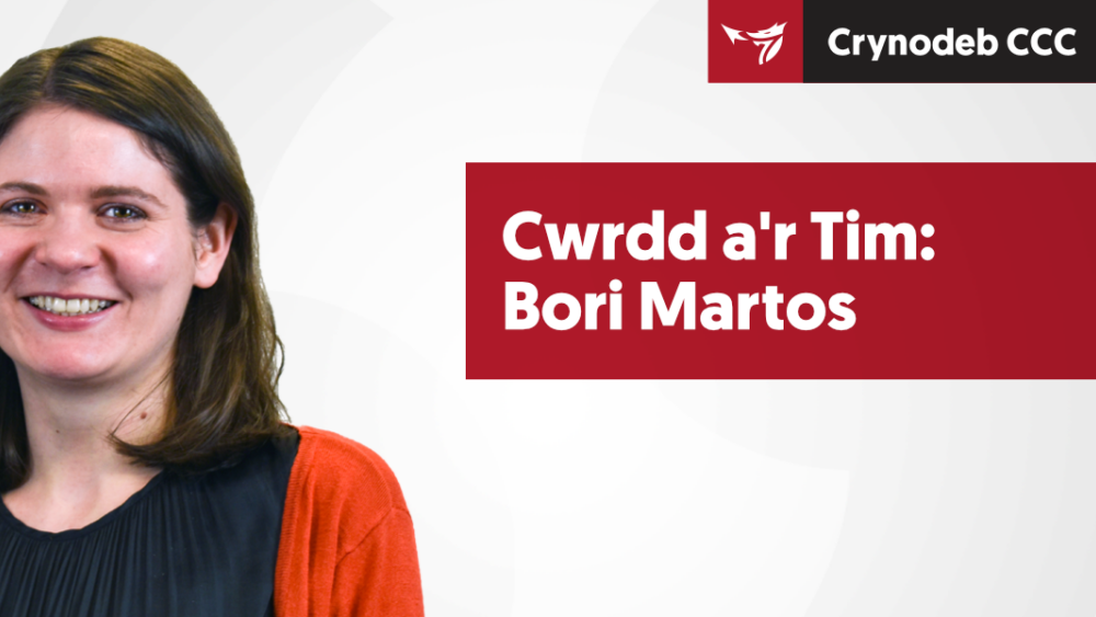 Cwrdd a'r Tim: Bori Martos
